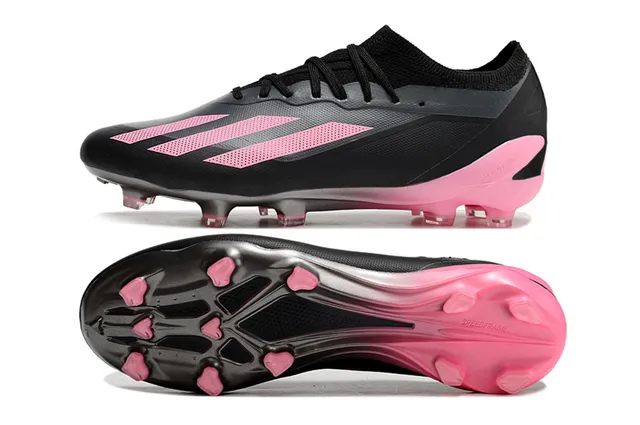 Adidas X Speedportal Black Pink Zapatos de fútbol para terreno firme 6