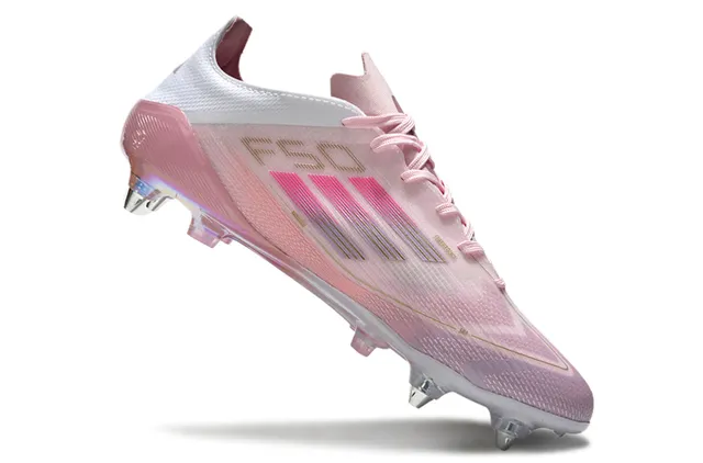 Adidas X Speedportal Zapatos de fútbol para terreno firme con gradiente rosa iridiscente 2