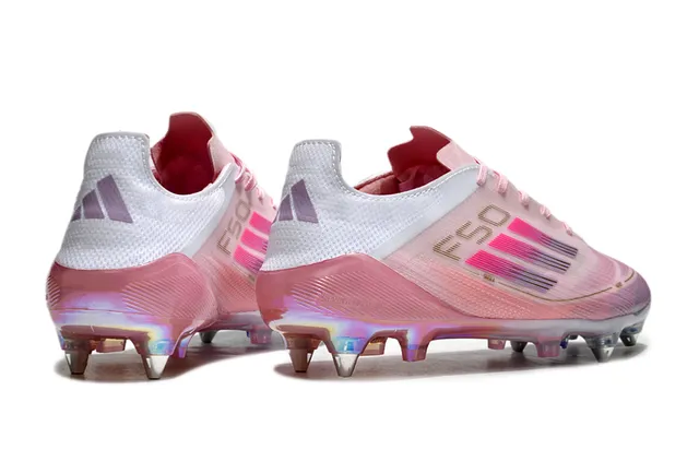 Adidas X Speedportal Zapatos de fútbol para terreno firme con gradiente rosa iridiscente 5