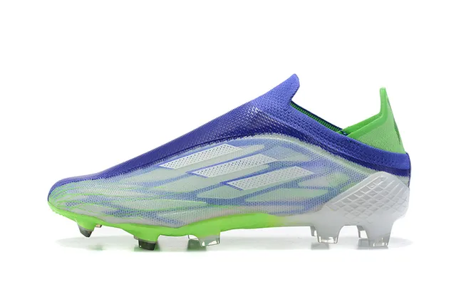 Adidas X Speedportal Neon Green Blue Zapatos de fútbol para terreno firme 10