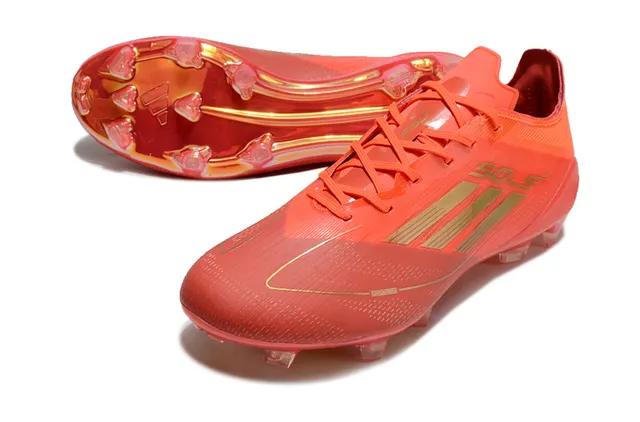 Adidas X Speedportal برتقالي قزحي أرضي ثابت أحذية كرة القدم 4