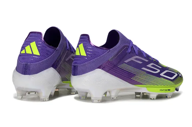 Adidas X Speedportal বেগুনি নিয়ন লাইম ফার্ম গ্রাউন্ড ফুটবল জুতা 5