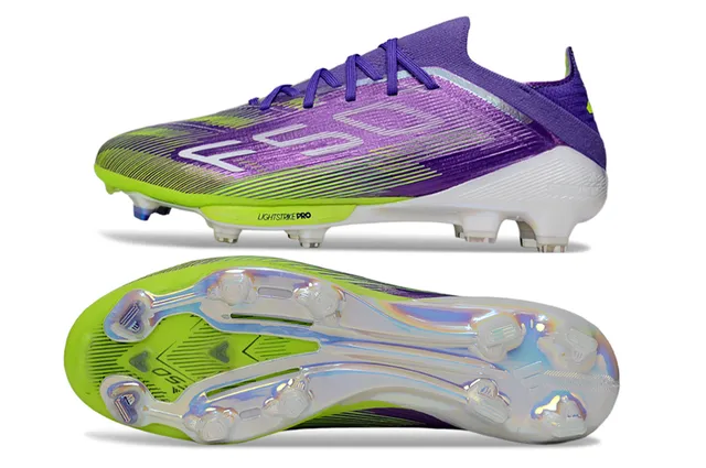 Adidas X Speedportal বেগুনি নিয়ন লাইম ফার্ম গ্রাউন্ড ফুটবল জুতা 6