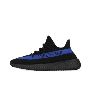 Adidas Yeezy Boost 350 سنيكرز لايف ستايل أسود أزرق خطوطي