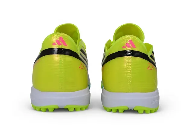 Adidas Yellow Multicolor Neon Synthetic Upper Tie-Dye Outsole Turf Soccer Shoes 3
