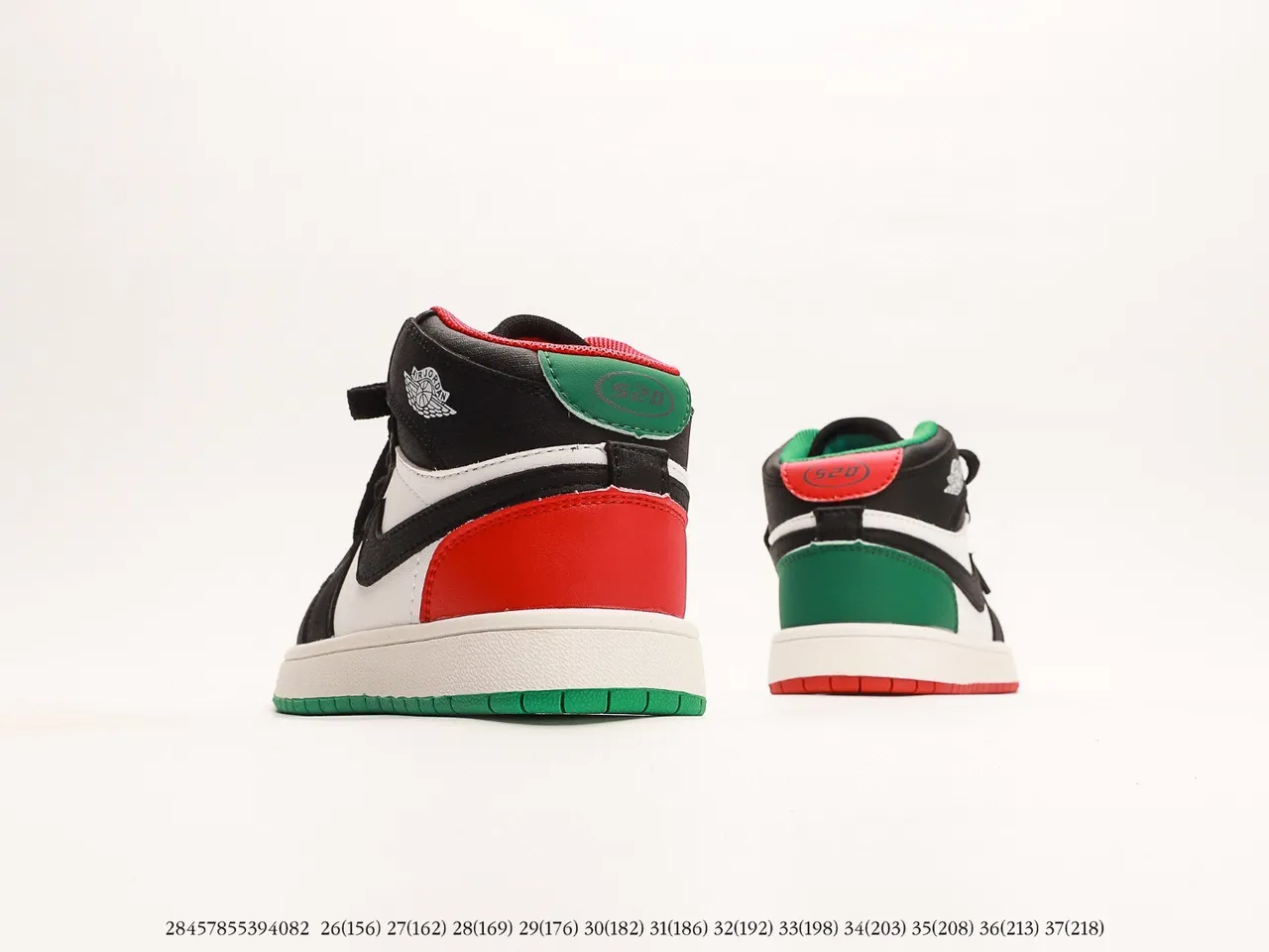 Air Jordan 1 High বাচ্চাদের কালো সাদা লাল ধূসর নীল স্পাইডারওয়েব বাস্কেটবল জুতা 10