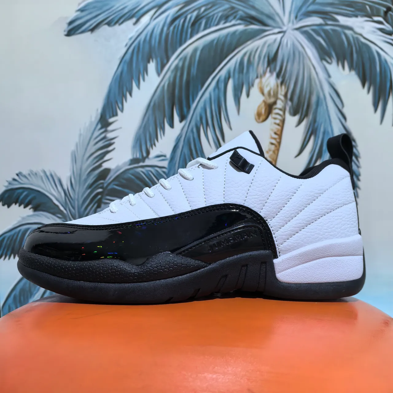 Air Jordan 12 White and Light Blue Basketball Shoes 6