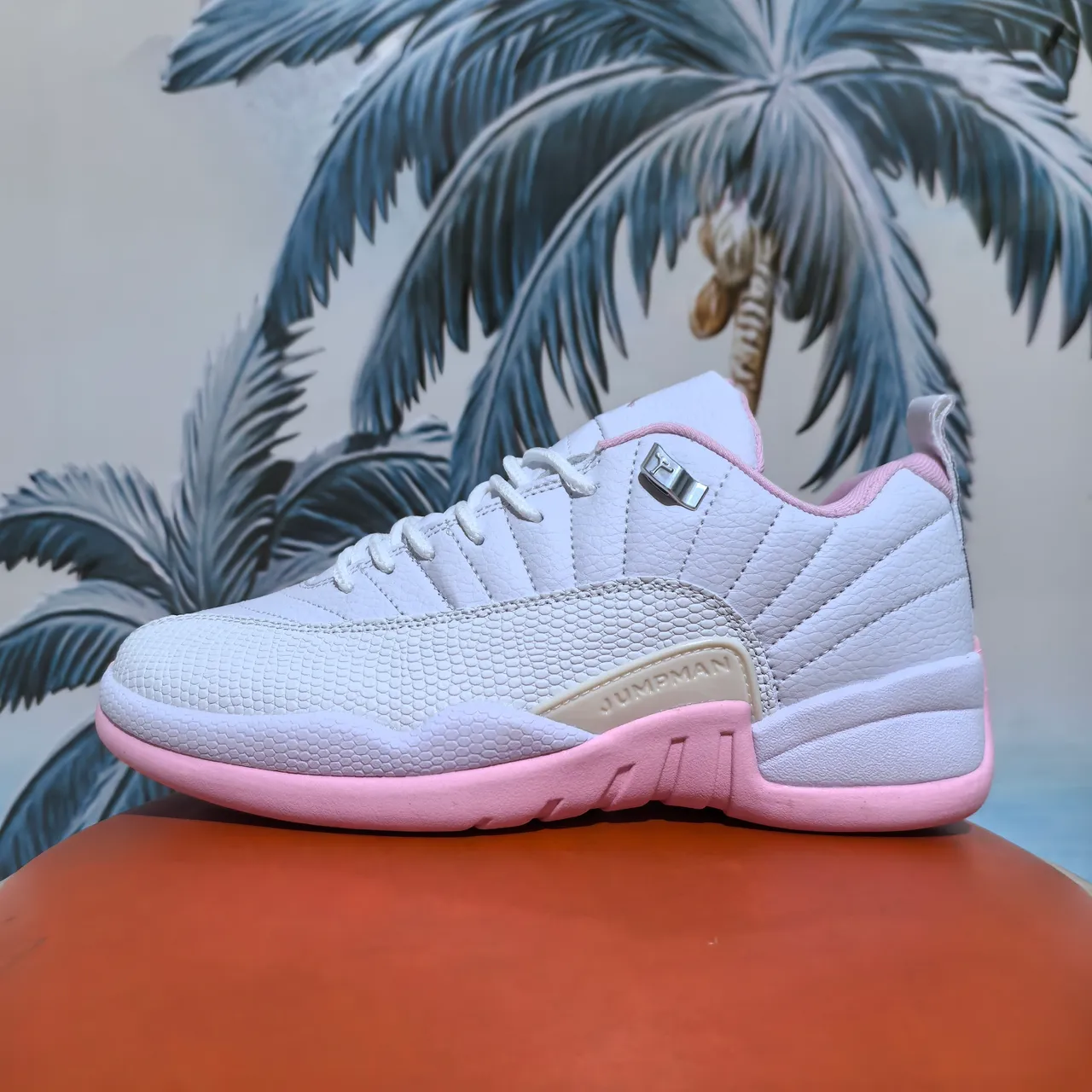 Air Jordan 12 White and Light Blue Basketball Shoes 17