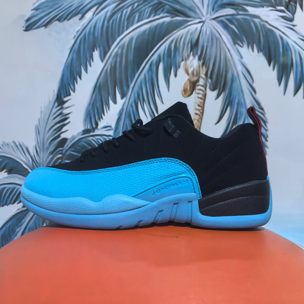 Air Jordan 12 White and Light Blue Basketball Shoes 18