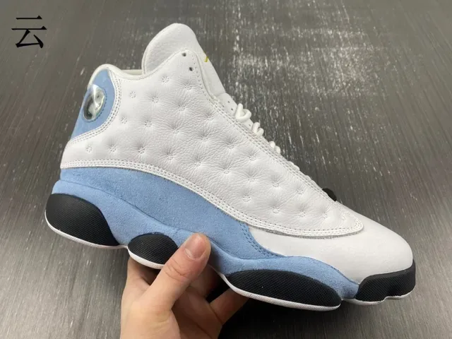 Air Jordan 13 白色 浅蓝色 黑色 黄色 绿色 宝石 篮球鞋 14