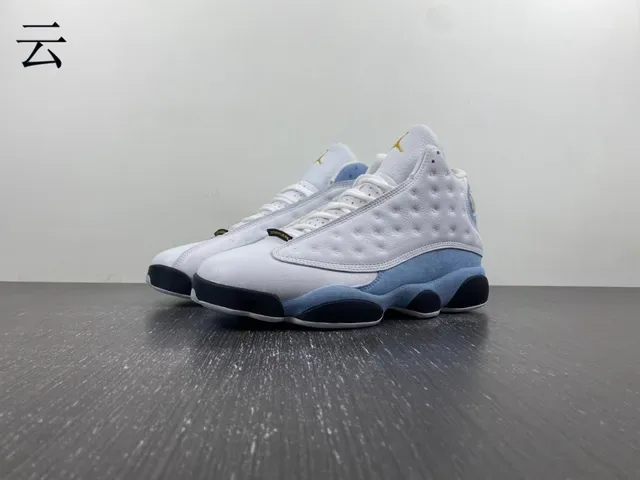 Air Jordan 13 白色 浅蓝色 黑色 黄色 绿色 宝石 篮球鞋 19