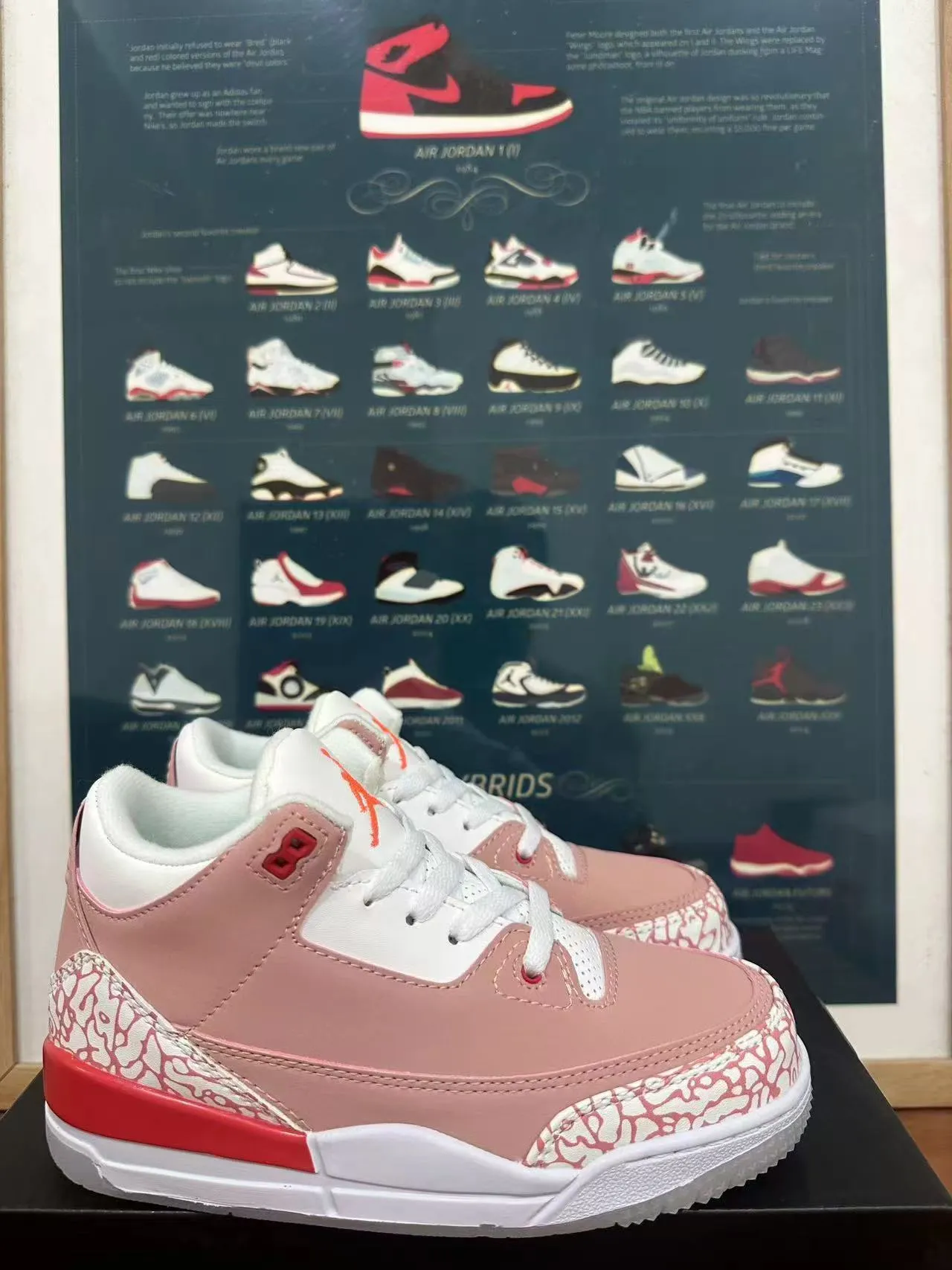 Zapatillas de baloncesto Air Jordan 3 con estampado de elefante blanco 10