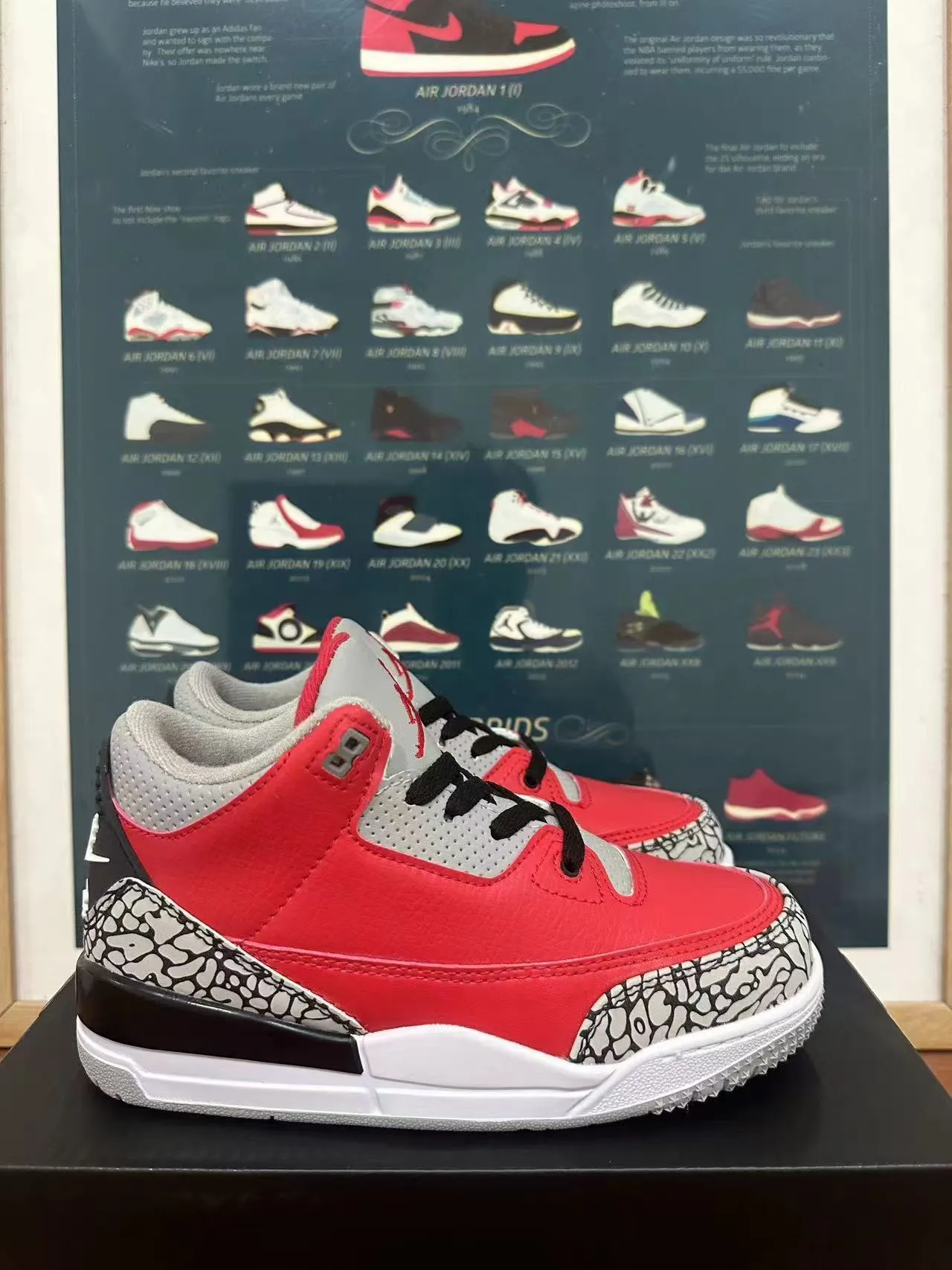 Zapatillas de baloncesto Air Jordan 3 con estampado de elefante blanco 11