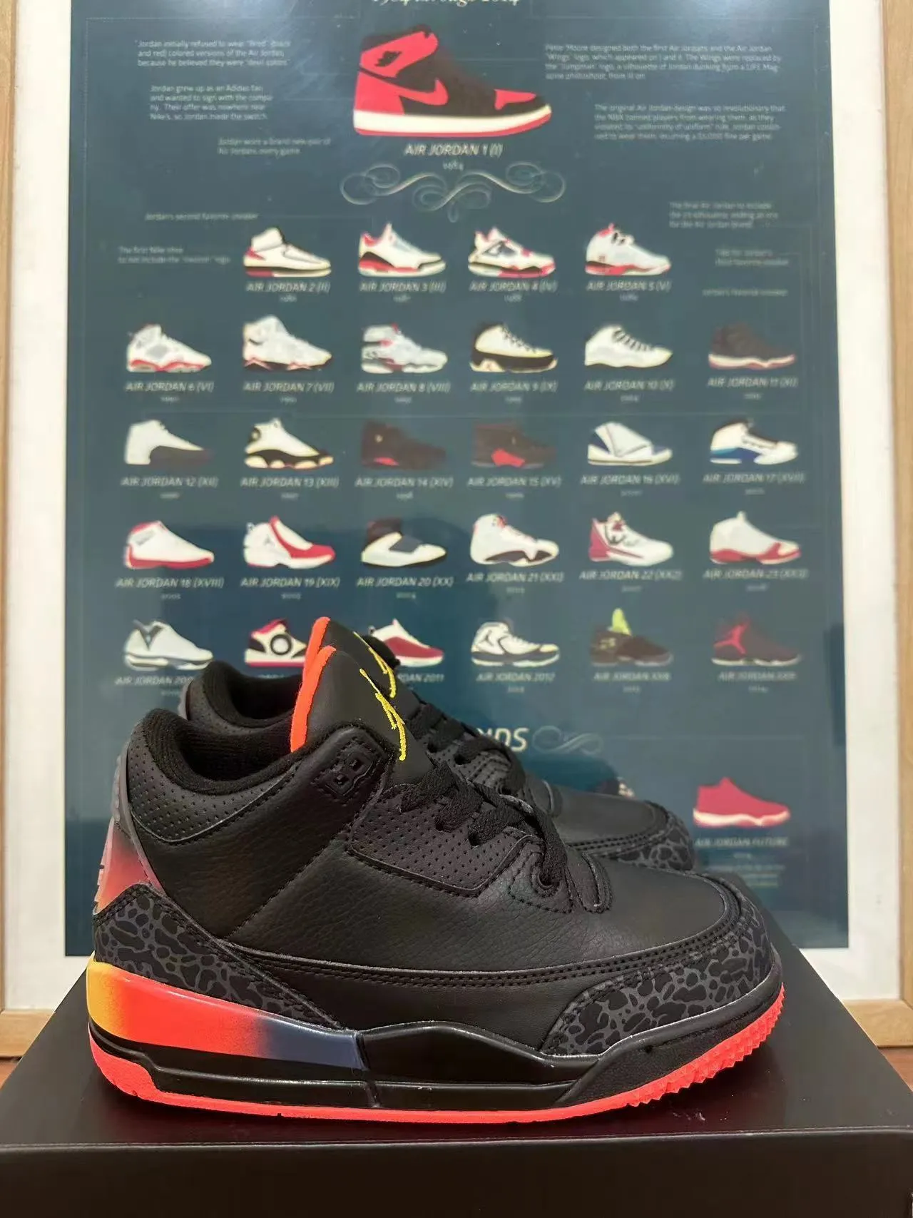 Zapatillas de baloncesto Air Jordan 3 con estampado de elefante blanco 15
