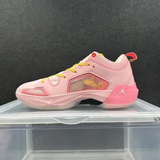 Air Jordan 37 Zapatillas de baloncesto rosa y amarillo