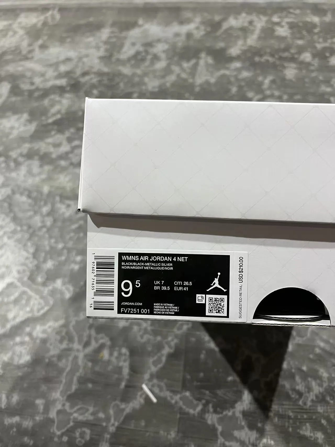 Air Jordan 4 মনোক্রোম কালো বাস্কেটবল জুতো 11