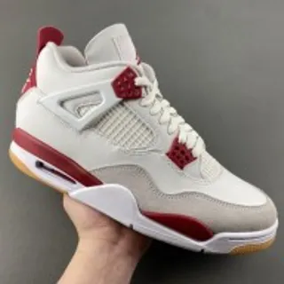 Air Jordan 4 White Red Gum 篮球鞋