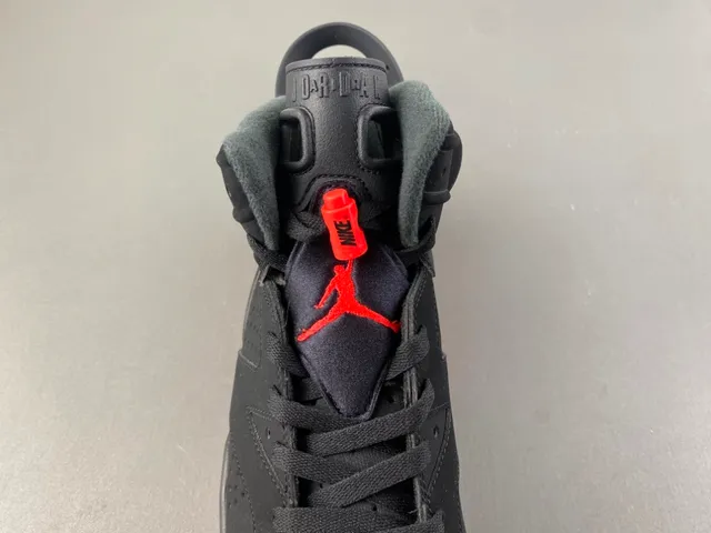 Air Jordan 6 Black Red Basketball Shoes 6