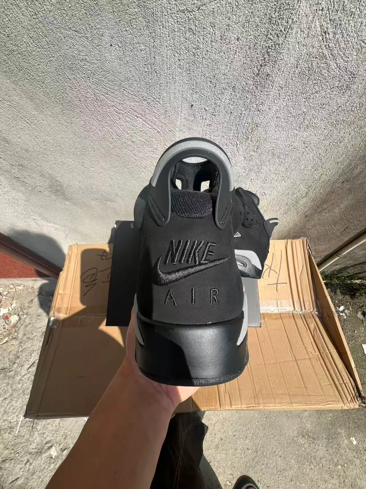 Chaussures de basketball Air Jordan 6 Noir Argenté 8