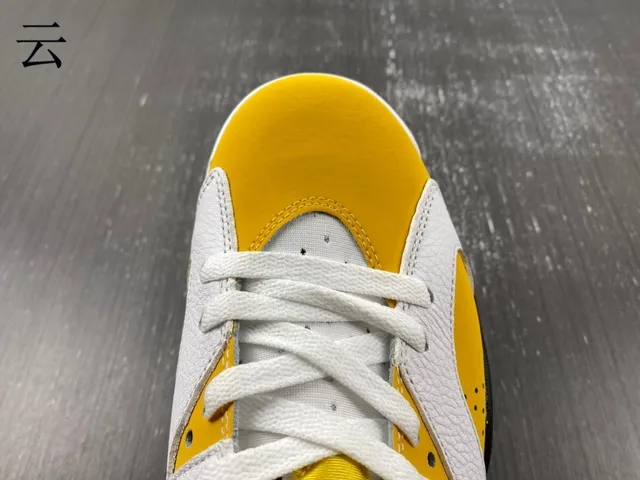 Air Jordan 6 tênis de basquete branco amarelo preto azul claro 7