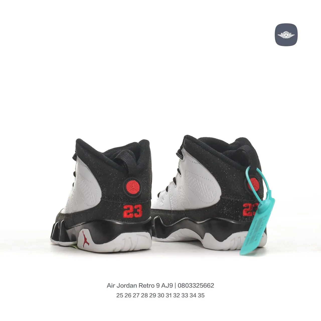 Tênis de basquete Air Jordan 9 preto cinza amarelo laranja 14