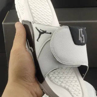Chanclas Air Jordan Slide 45 blanco gris negro