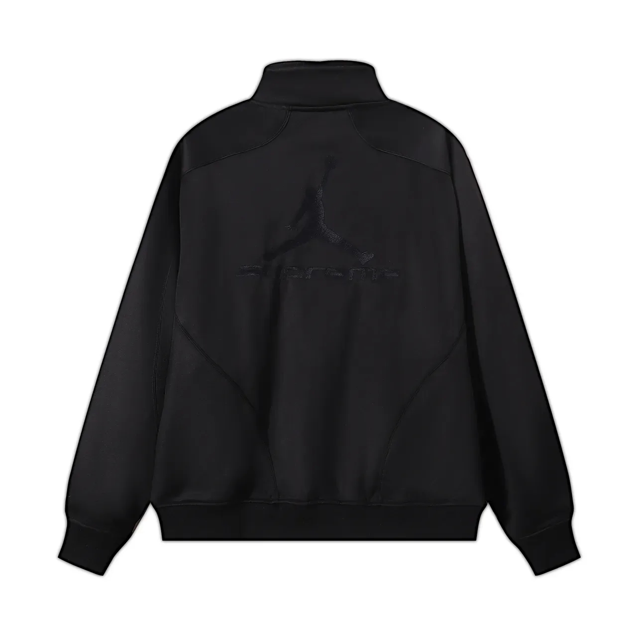 Air Jordan Track Veste Noir Marine Col Haut Fermeture Éclair Complète 14