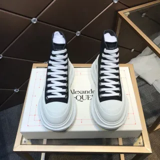 Alexander McQueen Oversized Sneaker Black and White Chunky Sneakers
