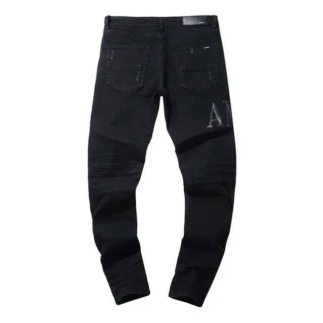 Amiri Jeans Noir Distressed Skinny 3