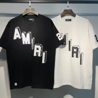 Amiri Graphic Print 3D Block Letter T-Shirt