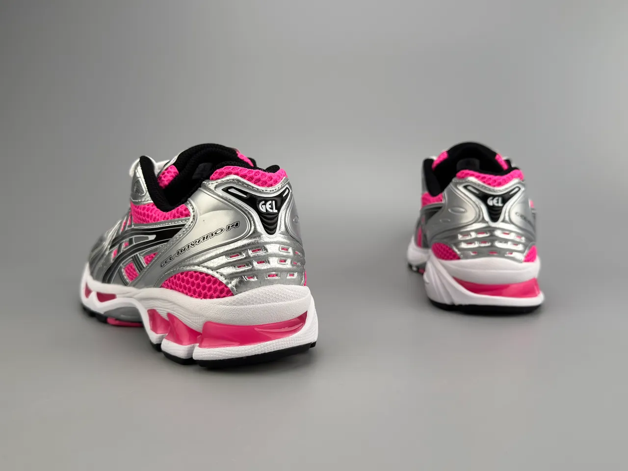 ASICS Gel-Kayano 14 Silver Pink Running Shoes 4