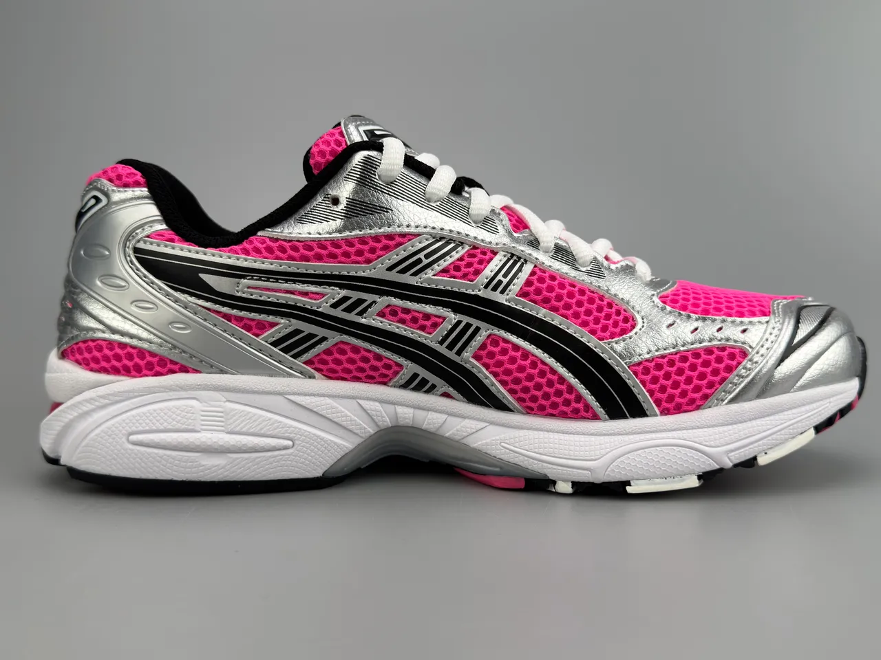 ASICS Gel-Kayano 14 Silver Pink Running Shoes 10