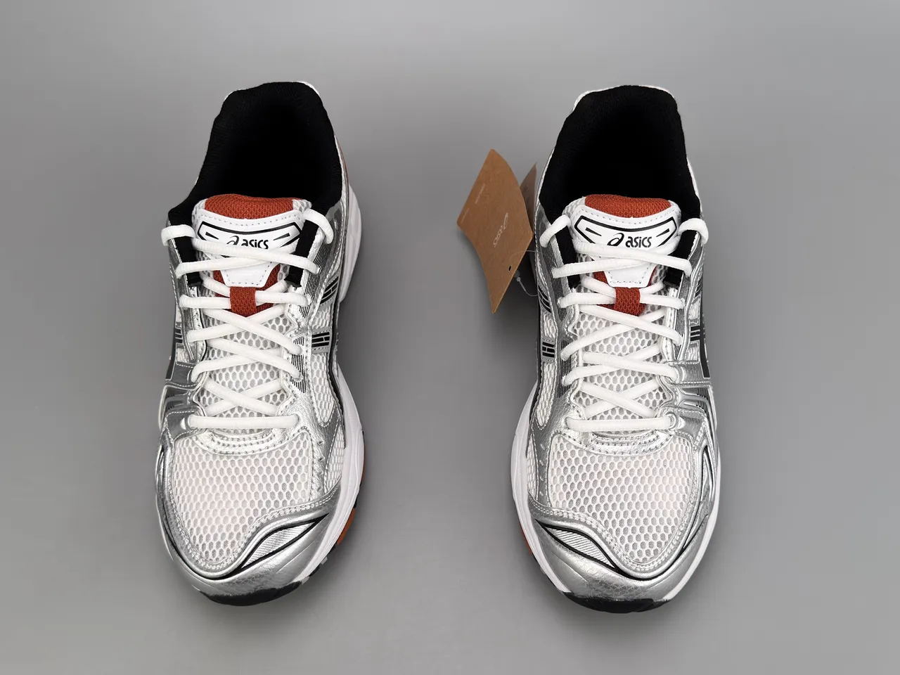 ASICS Gel-Kayano argent noir orange chaussures de course 9