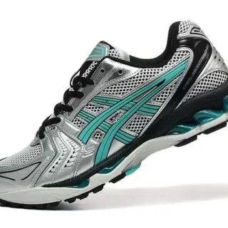 ASICS Gel-Kayano Silver Black Teal 跑鞋