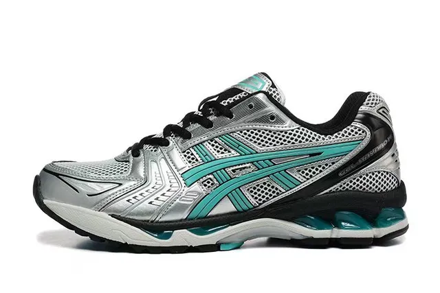 ASICS Gel-Kayano Silver Black Teal 跑鞋 2