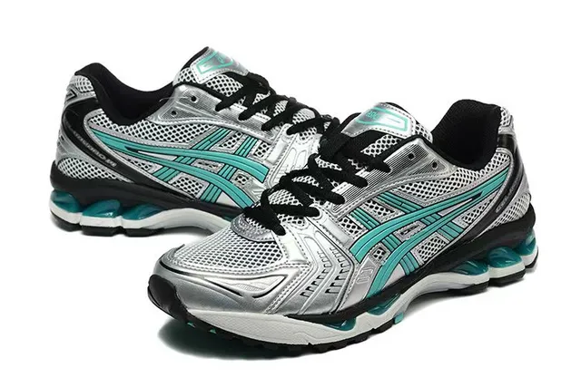 ASICS Gel-Kayano Silver Black Teal 跑鞋 3