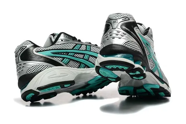 ASICS Gel-Kayano Silver Black Teal 跑鞋 5