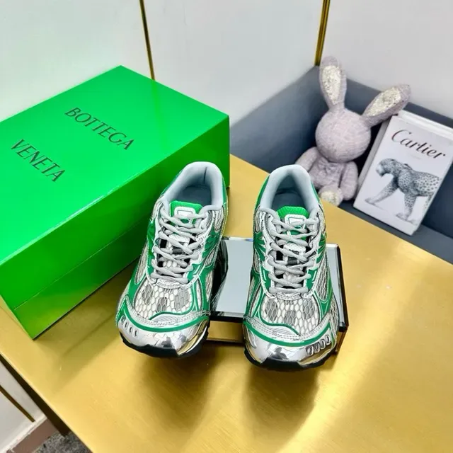 ASICS 绿银 网面鞋面 合成材料 笼式覆盖层 生活方式运动鞋 2