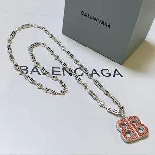 Balenciaga BB Pavé Crystal Double-B collar