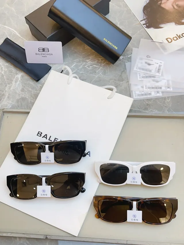 Balenciaga BB0480SK Black Frame Gray Mirror Lens Sunglasses 8