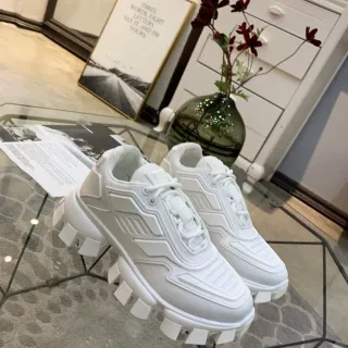 Balenciaga Defender Monochrome White Chunky Sneakers