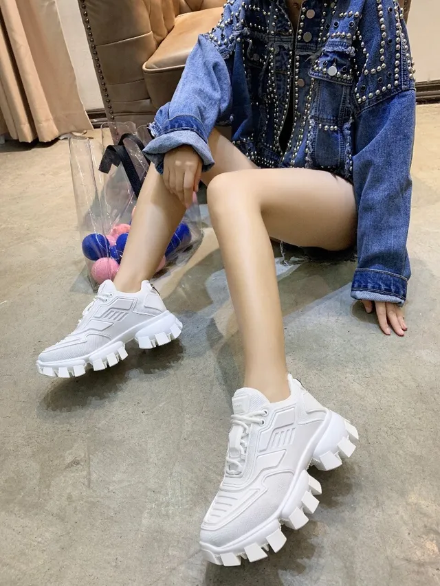 Balenciaga Defender Monochrome White Chunky Sneakers 2