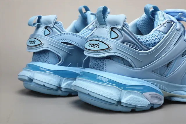 Balenciaga Track Trainer Light Blue Chunky Sneakers 2