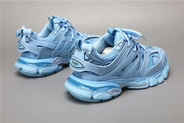 Balenciaga Track Trainer Light Blue Chunky Sneakers 3