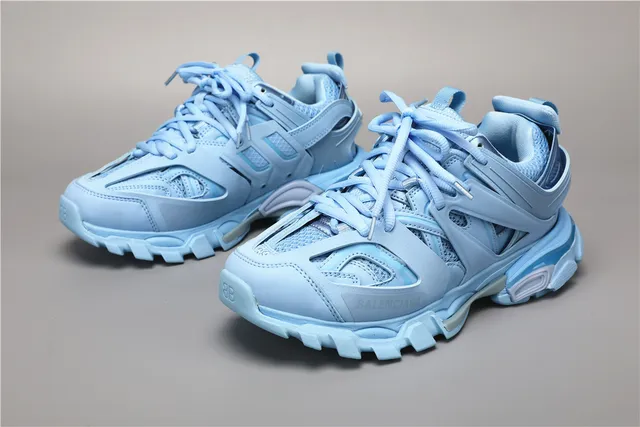 Balenciaga Track Trainer Light Blue Chunky Sneakers 5