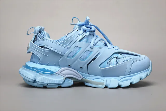 Balenciaga Track Trainer Light Blue Chunky Sneakers 8