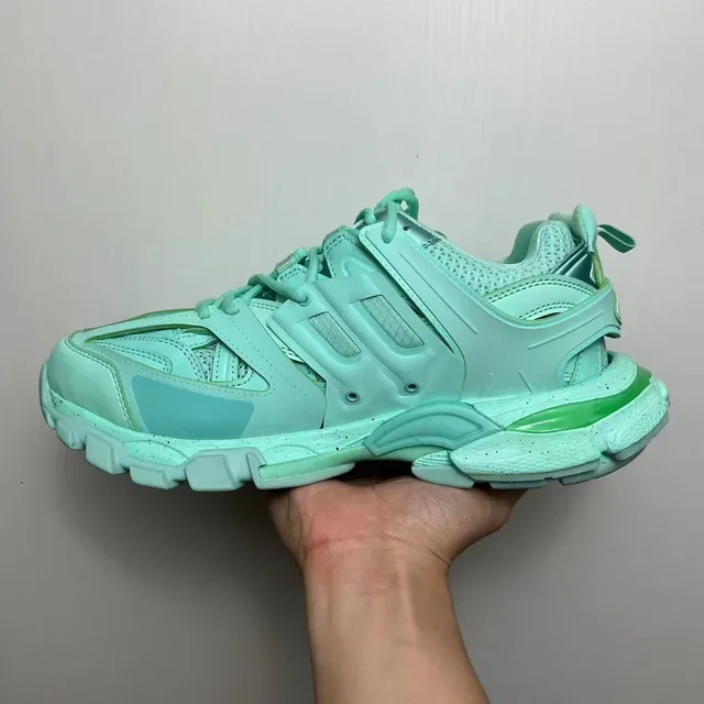Balenciaga Track Trainer Mint Green Chunky Sneakers 3
