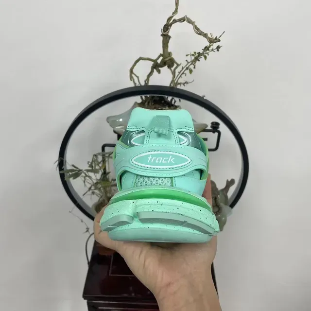 Balenciaga Track Trainer Mint Green Chunky Sneakers 5