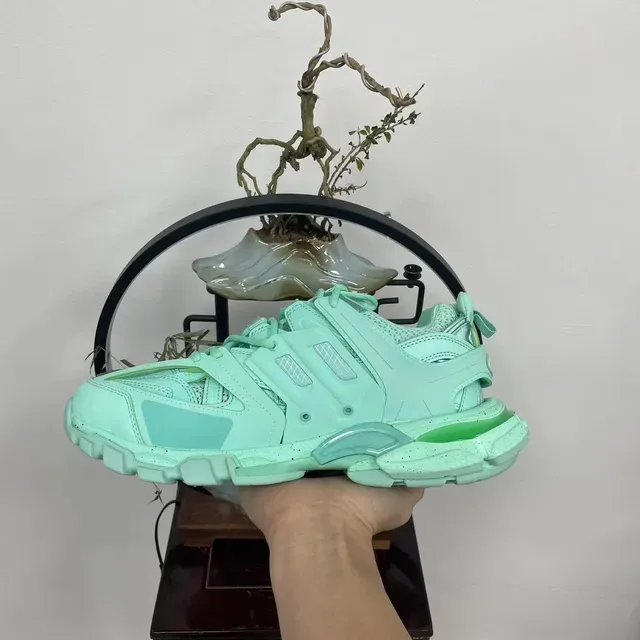 Balenciaga Track Trainer Mint Green Chunky Sneakers 6