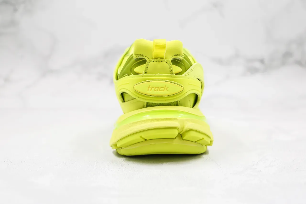 Balenciaga Track Trainer Sneakers Chunky Jaune Néon 2